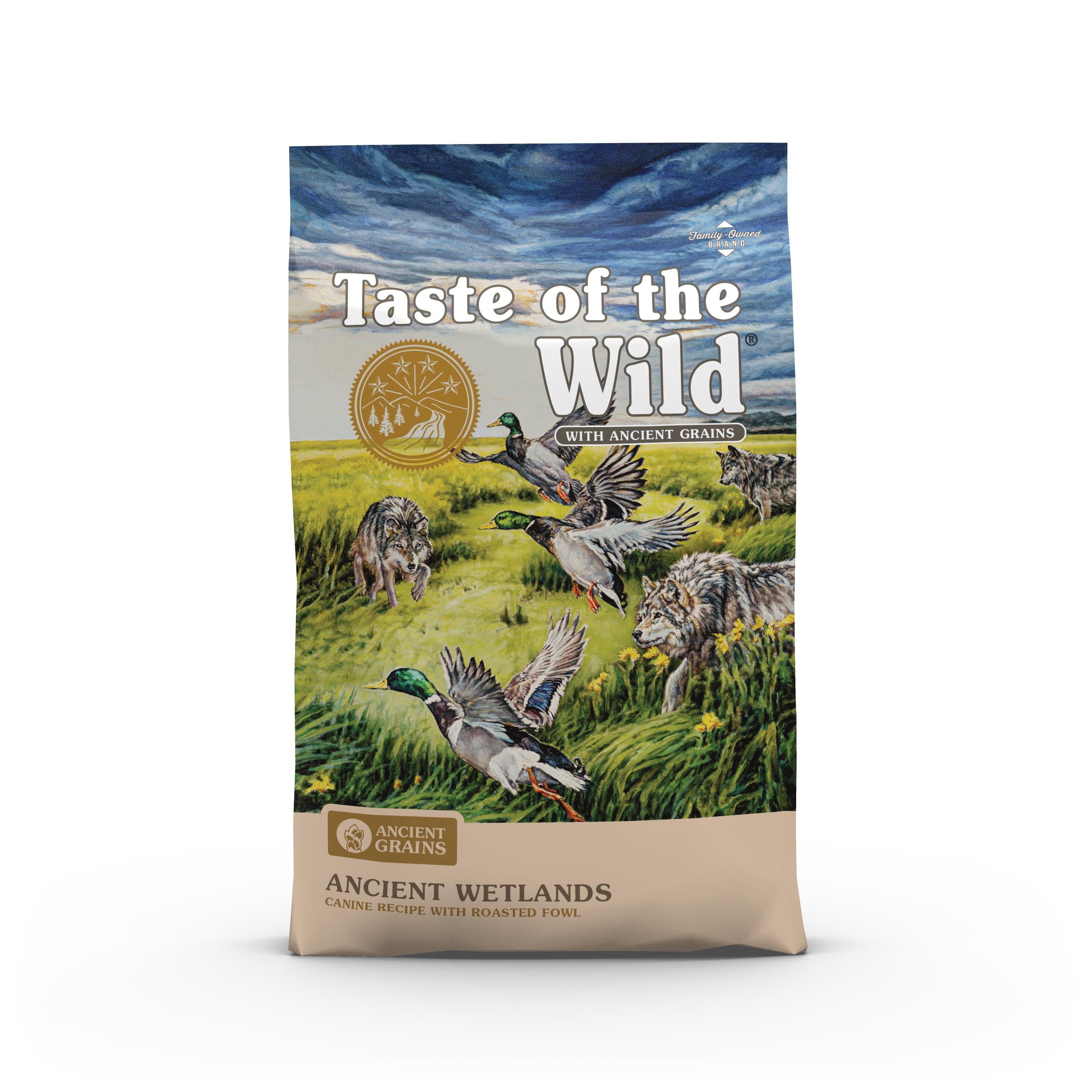 Diamond Pet Foods Taste of the Wild Roasted Fowl with Ancient Grains Wetlands Dry Dog Food- 28 Lbs  