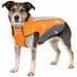 Dog Helios ® Altitude-Mountaineer Wrap-Hook-and-Loop Waterproof Dog Coat X-Small Orange, Charcoal Grey, Light Grey
