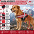 Dog Helios ® 'Bark-Mudder' 2-in-1 Reflective and Adjustable Sporty Dog Harness and Leash