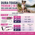 Dog Helios ® 'Dura-Tough' 2-in-1 Reflective Adjustable Fashion Dog Leash and Collar