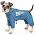 Dog Helios ® 'Hurricanine' Waterproof and Reflective Full Body Dog Coat X-Small Blue
