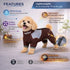 Dog Helios ® 'Tail Runner' Lightweight 4-Way-Stretch Breathable Yoga Dog Tracksuit