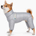 Dog Helios ® Thunder-crackle Adjustable and Reflective Full-Body Waded Winter Dog Jacket X-Small Grey