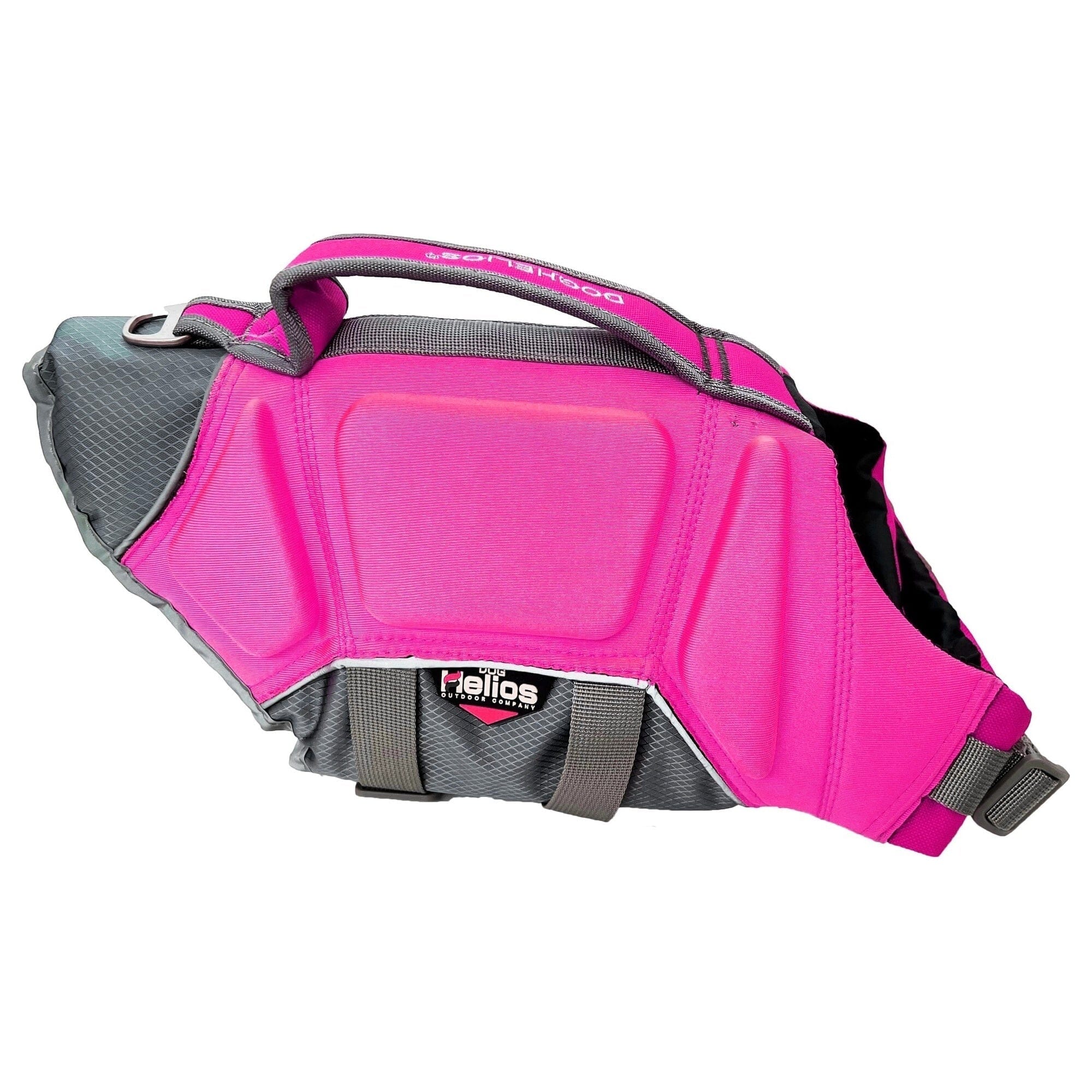 Dog Helios ® 'Tidal Guard' Multi-Point Strategically-Stitched Reflective Pet Dog Life Jacket Vest Small Pink