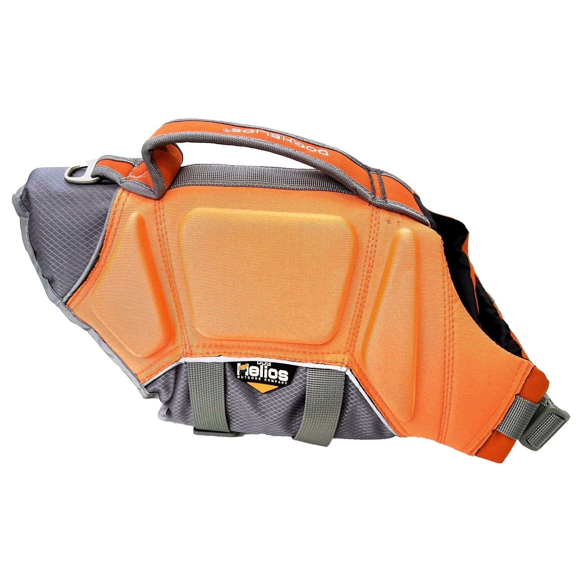 Dog Helios ® 'Tidal Guard' Multi-Point Strategically-Stitched Reflective Pet Dog Life Jacket Vest Small Orange