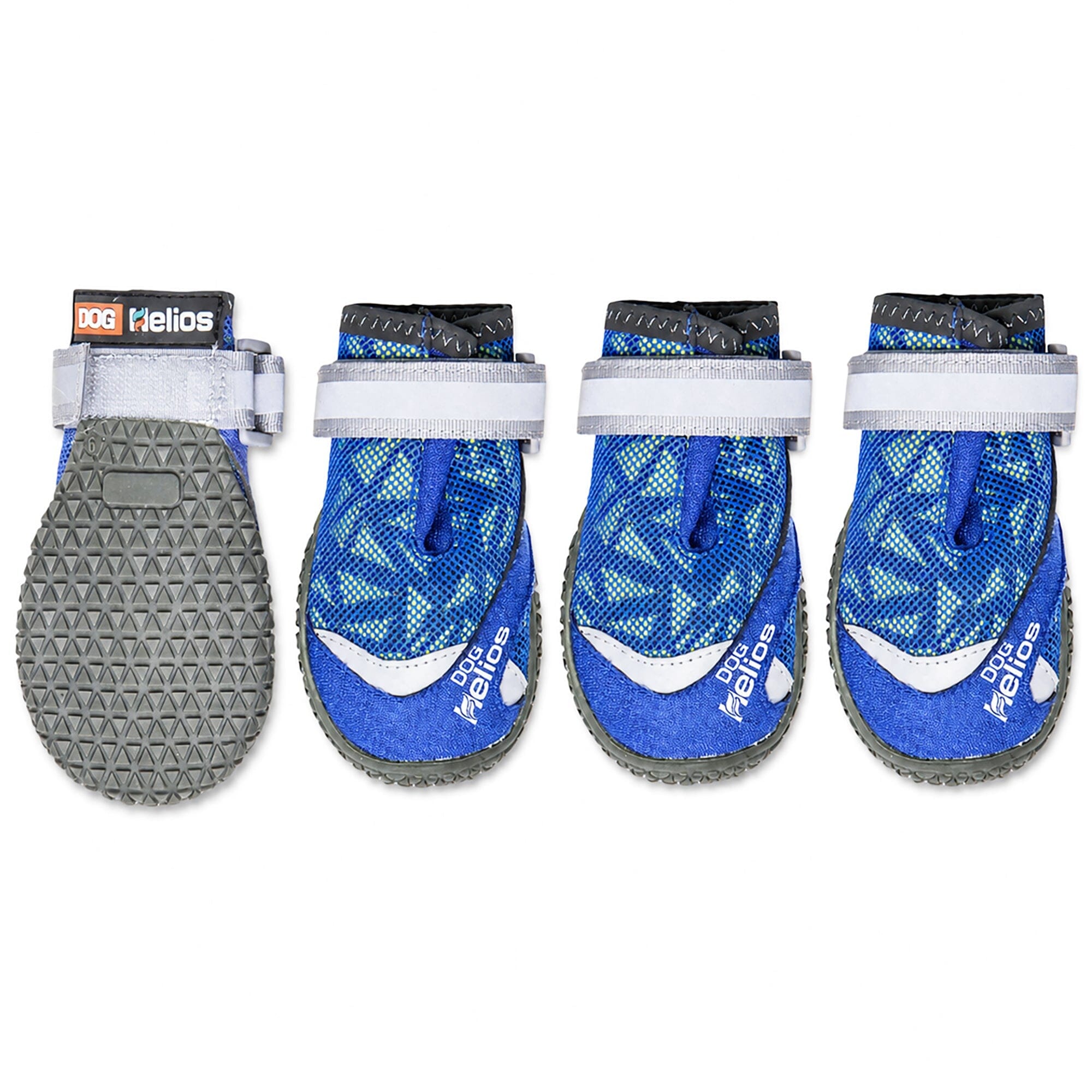 Dog Helios 'Surface' Premium Grip Performance Dog Shoes - Set Of 4 X-Small Blue