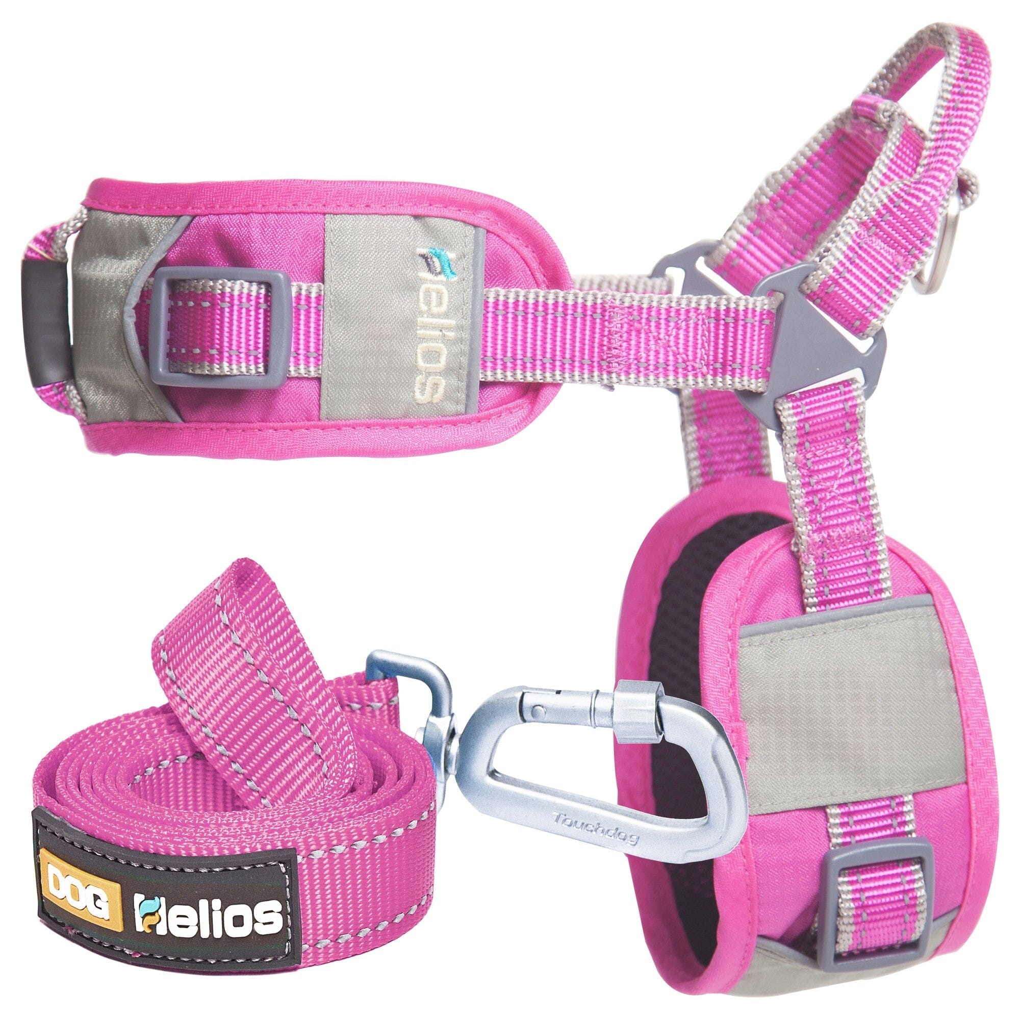 Dog Helios Tripod Superior Comfort Leash and Harness Small Pink