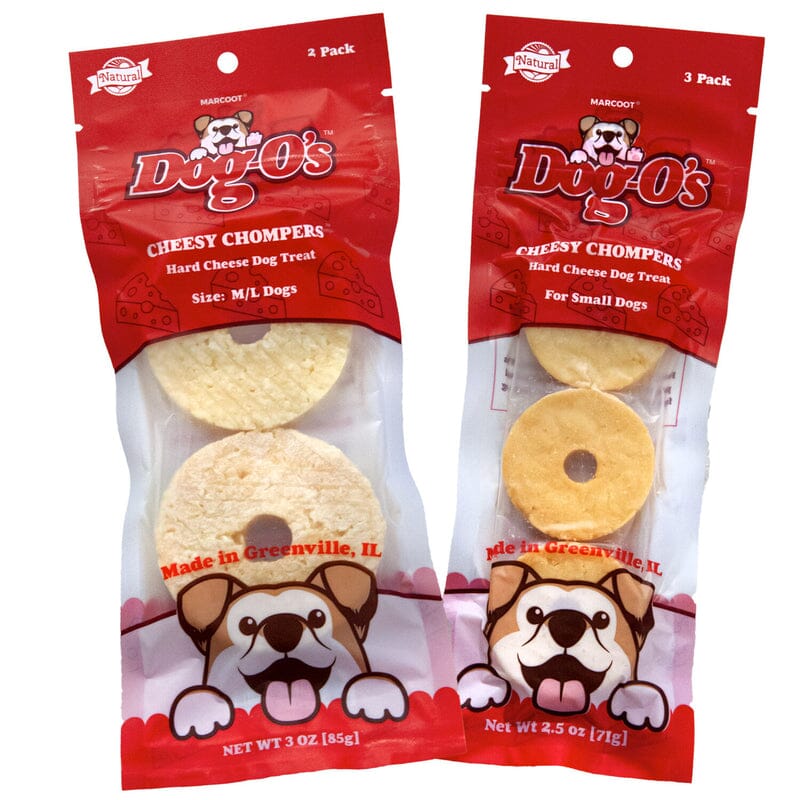 Dog-O's Cheese Chompers with Sweet Potato Crunchy Dog Treats