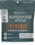Dog Treat Naturals Superfood Sticks Duck and Apple with Turmeric Soft and Chewy Training Dog Treats - 10 Oz