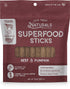 Dog Treat Naturals Superfood Sticks Salmon and Mango with Turmeric Soft and Chewy Training Dog Treats - 10 Oz