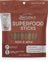 Dog Treat Naturals Superfood Sticks Turkey and Blueberry with Turmeric Soft and Chewy Training Dog Treats - 10 Oz