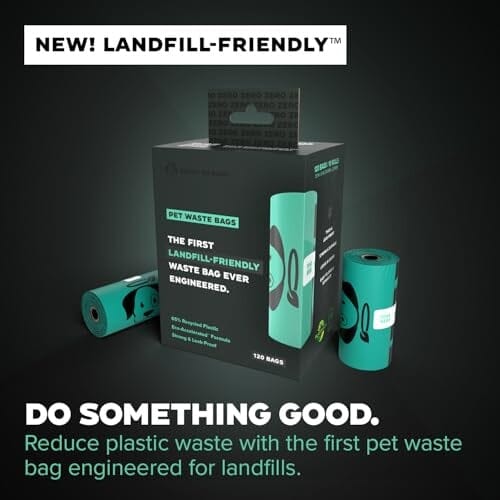 Doggy Do Good Zero Waste Landfill Friendly Recycled Unscented Plastic Dog Wastebags