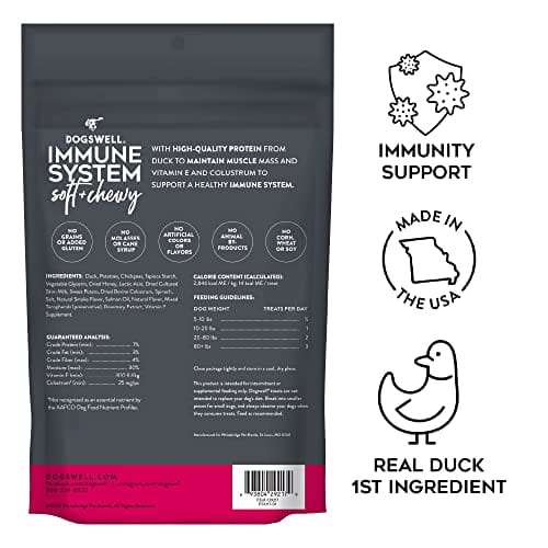 Dogswell Grain-Free Immune System Duck Soft and Chewy Dog Treats - 14 Oz