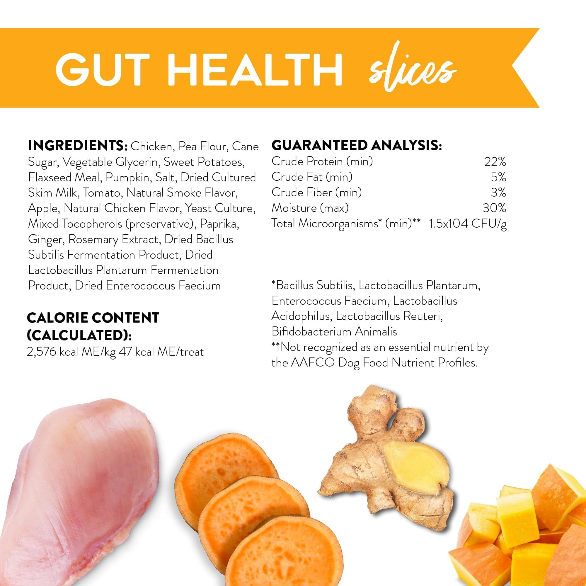 Dogswell Gut Health Slices Chicken Functional Jerky Dog Treats - 8 Oz