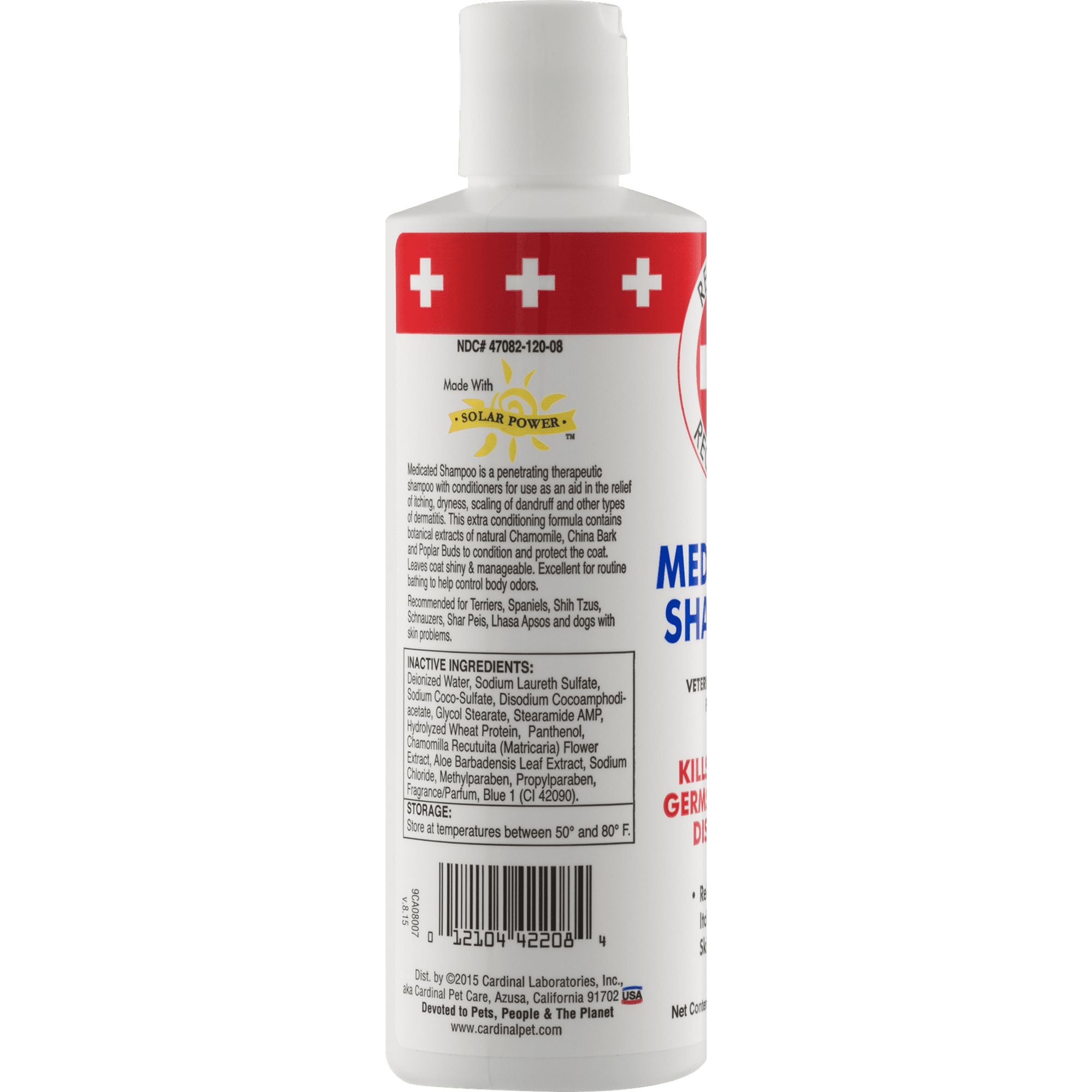 Dogswell Remedy and Recovery First-Aid Medicated Anti-Bacterial Shampoo for Dogs and Cats - 8 Oz