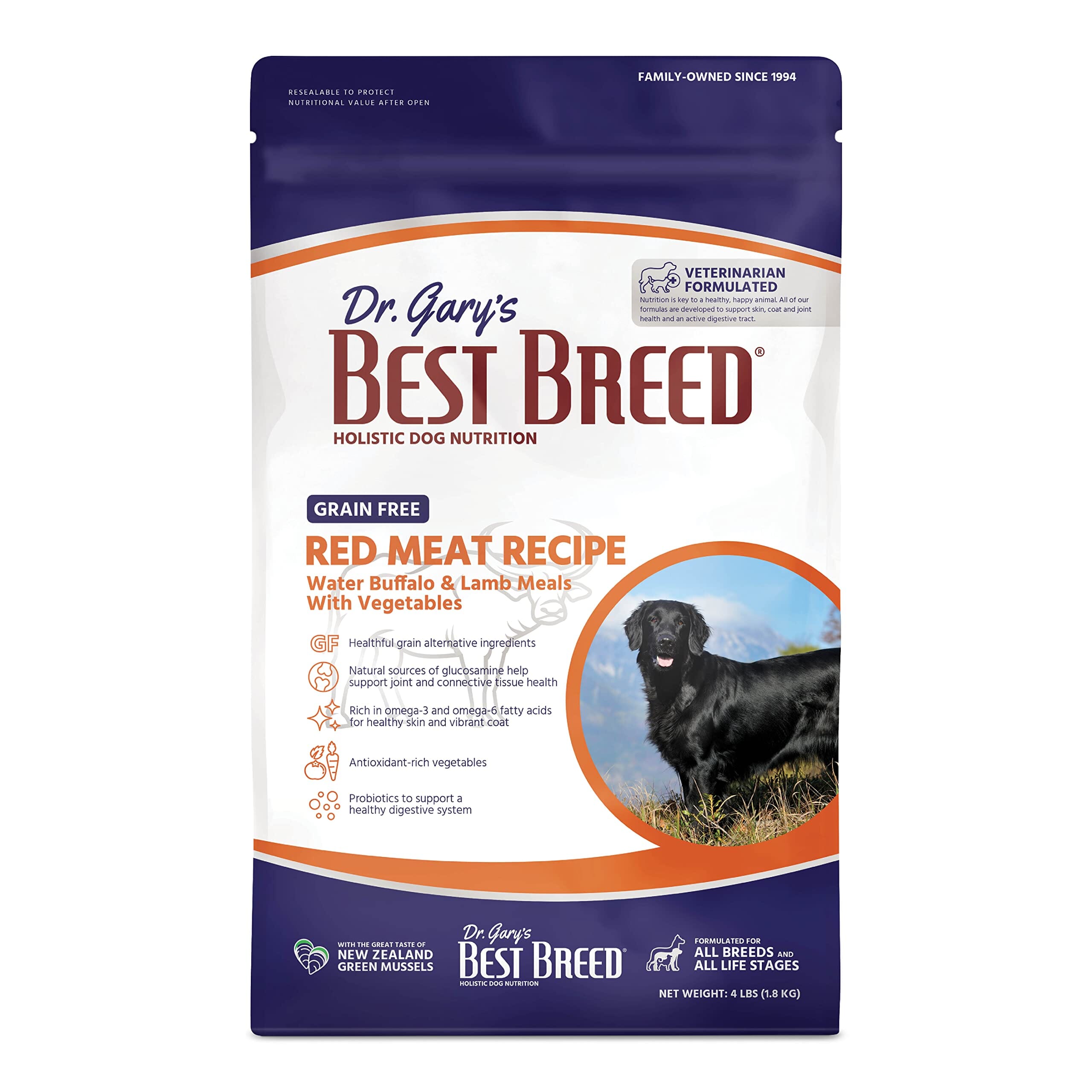 Dr. Gary's Best Breed Grain Free Holistic Red Meat Recipe Dry Dog Food  