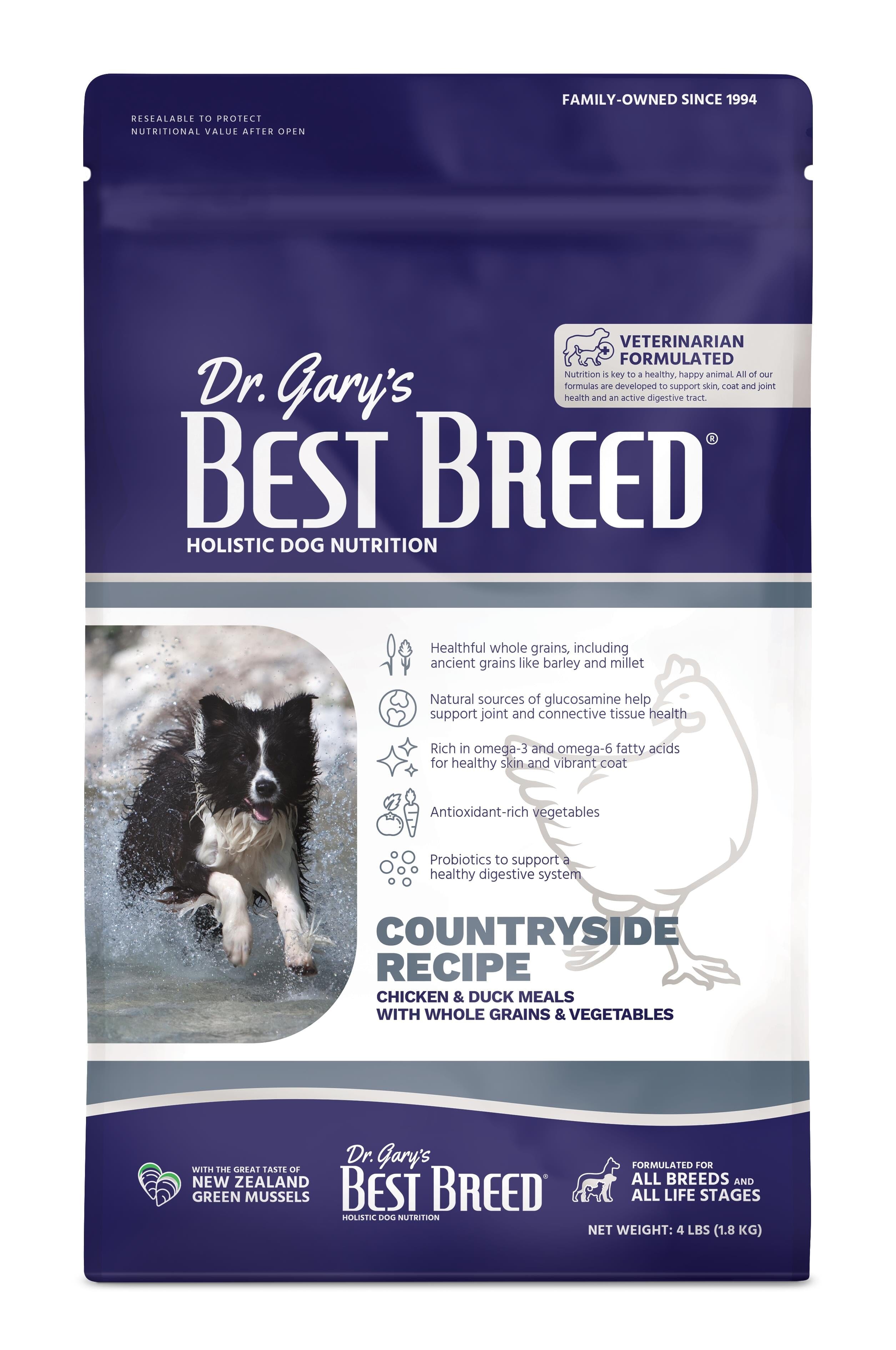 Dr. Gary's Best Breed Holistic Countryside Recipe Dry Dog Food  