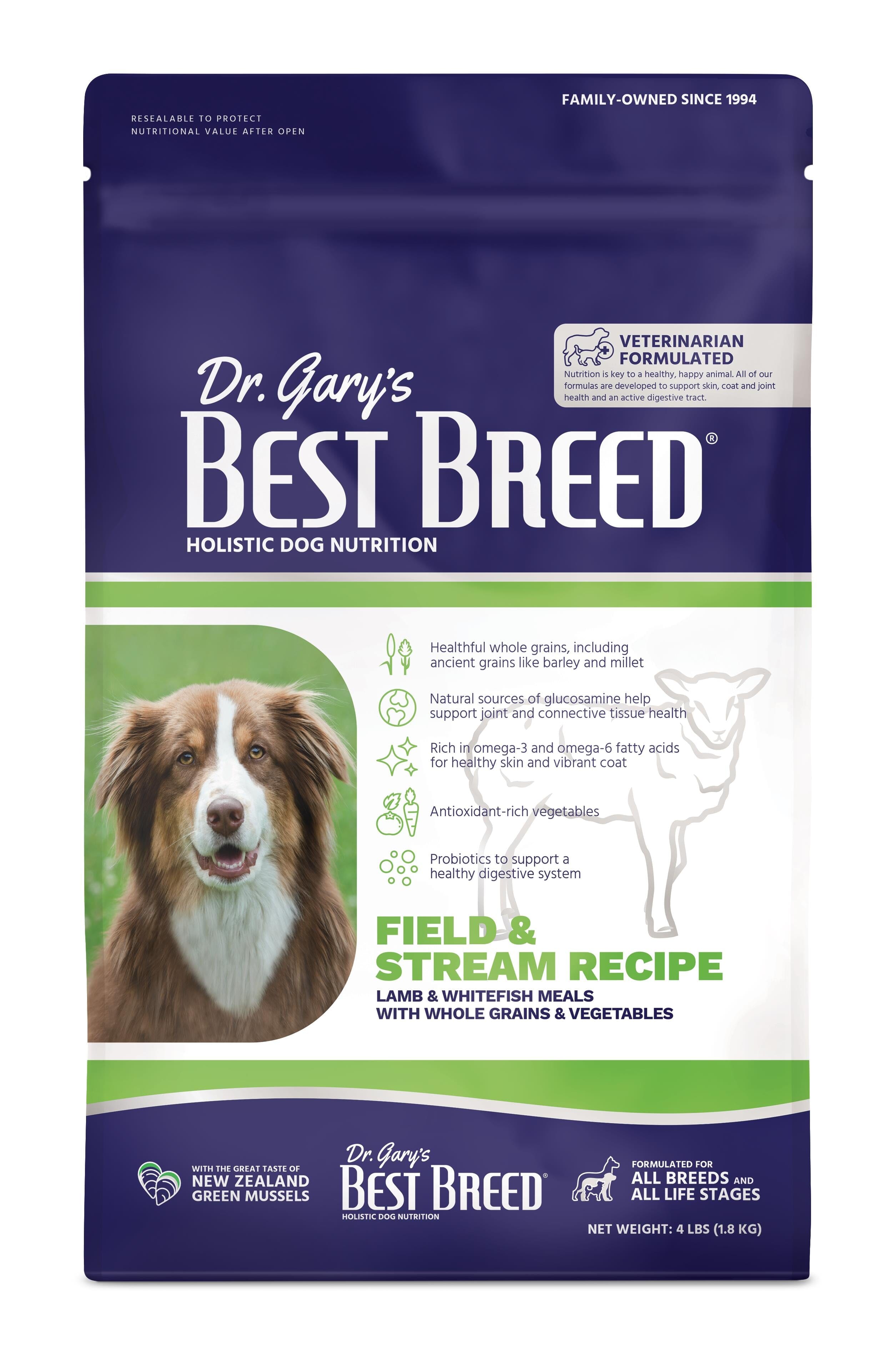 Dr. Gary's Best Breed Holistic Field & Stream Recipe Dry Dog Food  