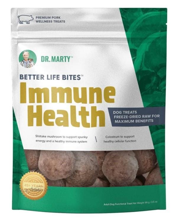 Dr. Marty Freeze Dried Raw Dog Treats Better Life Bites Immune Health  