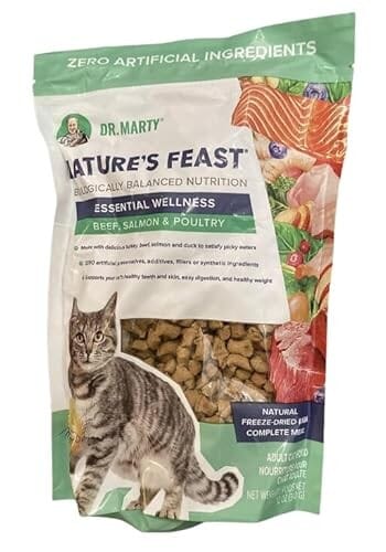 Dr. Marty Nature's Blend Essential Wellness Premium Adult Freeze-Dried Raw Dog Food - 80 Oz Default Title