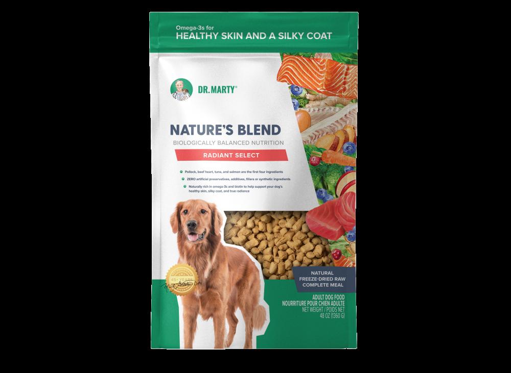 Dr. Marty Nature's Blend Radiant Select Premium Adult Freeze-Dried Raw Dog Food 16 Ounce