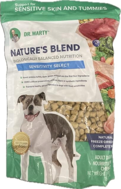 Dr. Marty Nature's Blend Sensitivity Select Freeze-Dried Dog Food - 48 Oz  