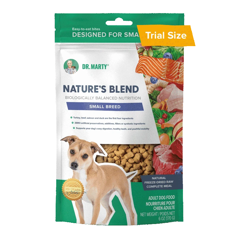 Dr. Marty Nature's Blend Small Breed Freeze Dried Raw Dog Food 6-oz