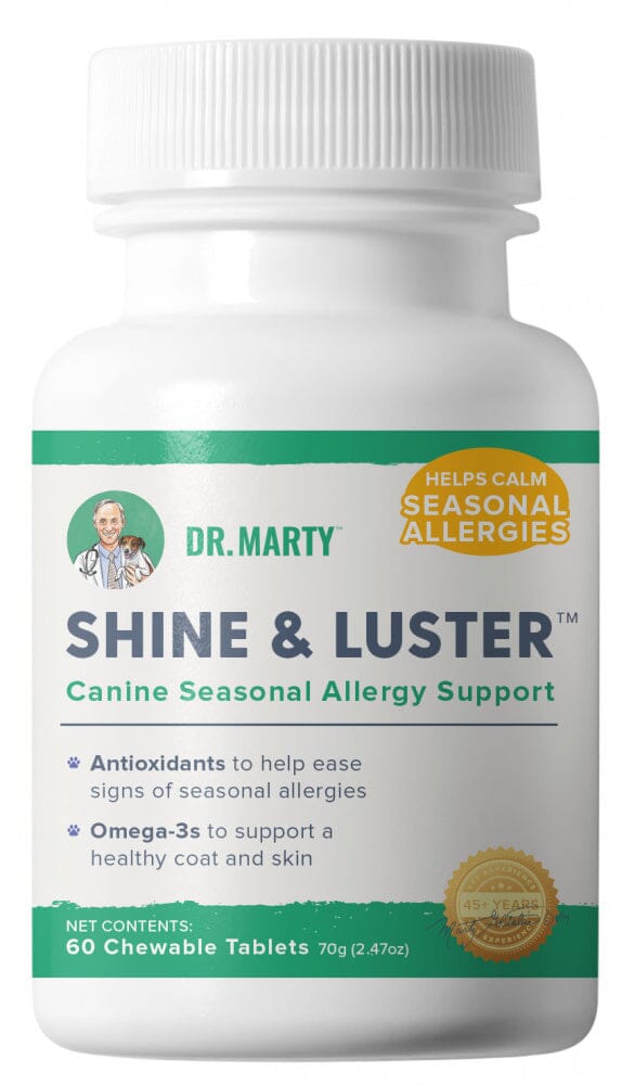 Dr. Marty Shine and Luster Chewable Dog Supplements - 60 Count  