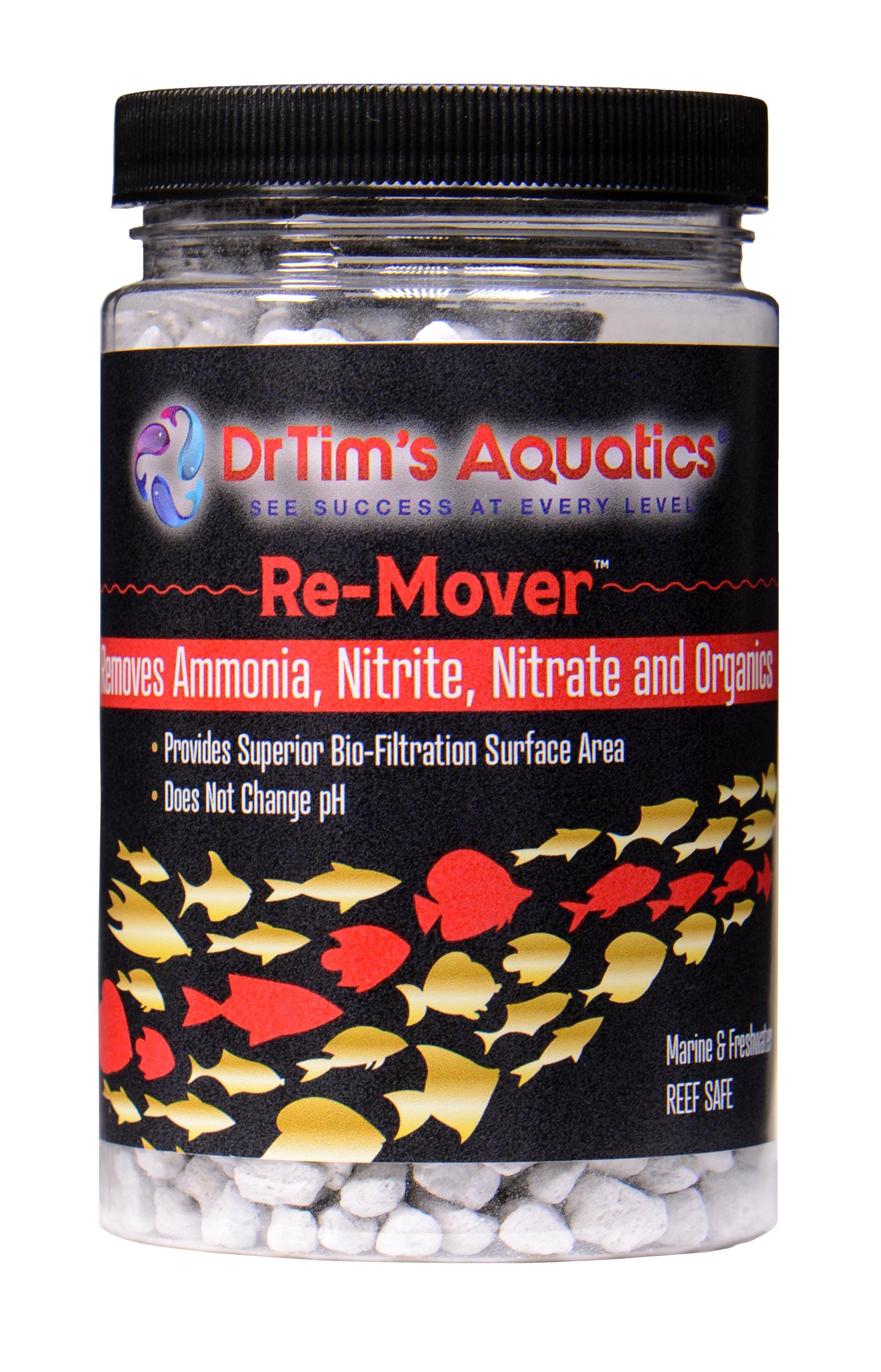 Dr Tim's Aquatics Ammonia Nitrite and Nitrate Re-Mover (30-50GAL) - 16 Oz  