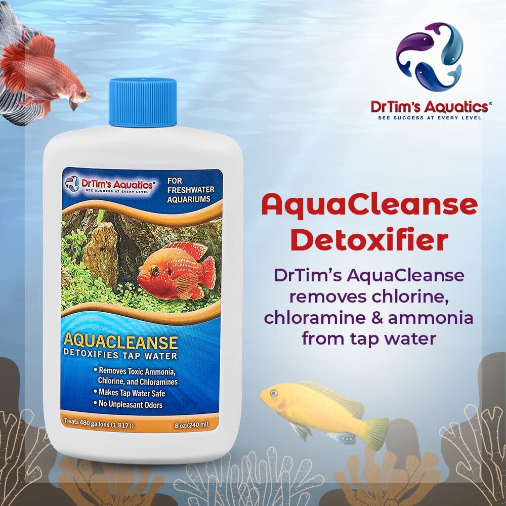 Dr Tim's Aquatics Aquacleanse (480GAL) Freshwater - 8 Oz  