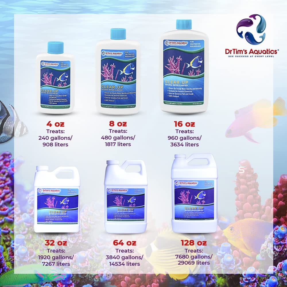 Dr Tim's Aquatics Carbon-Pure Clear Water Solution (400GAL) - 32 Oz  