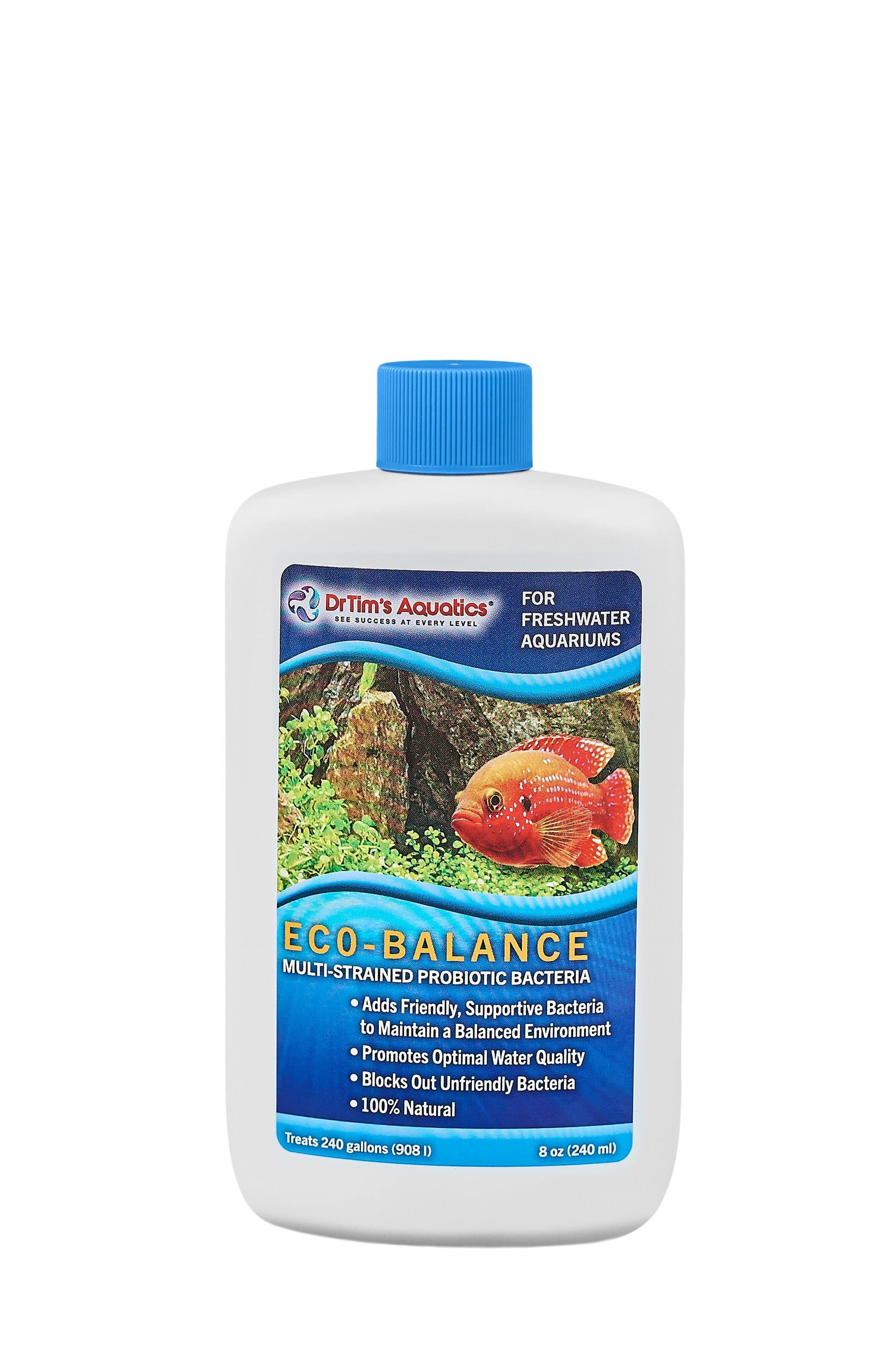 Dr Tim's Aquatics Eco Balance Probiotic Bacteria (240GAL) Freshwater Solution - 8 Oz  