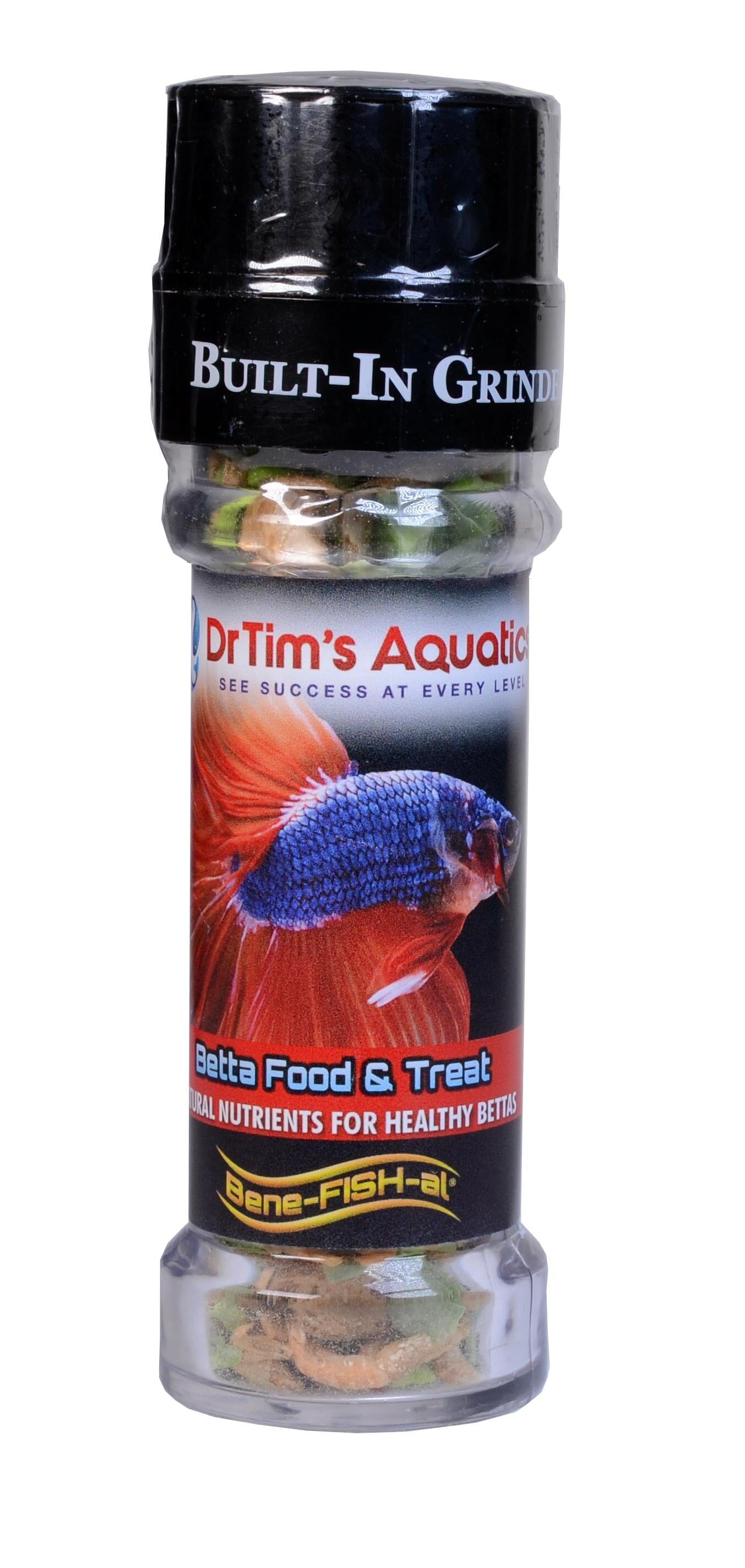 Dr Tim's Aquatics Freshwater Shrimp Bene-Fish Food with Grinder .42Z  