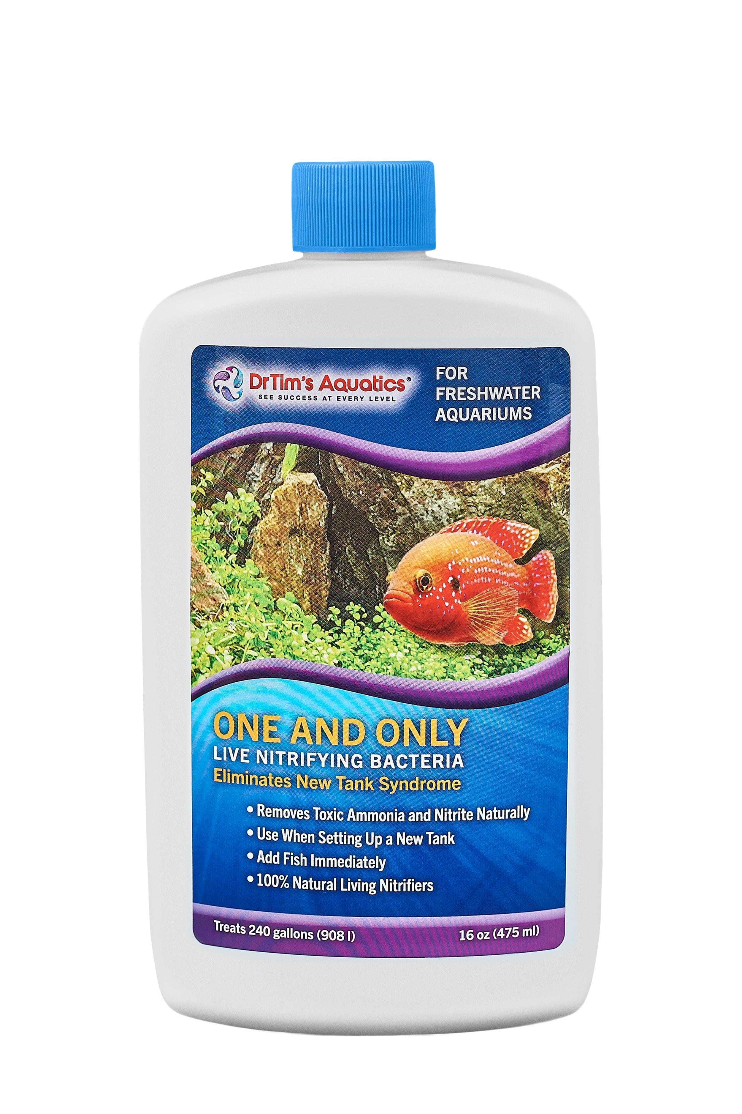 Dr Tim's Aquatics One and Only Freshwater Live Nitrifying Bacteria (240GAL) - 16 Oz  