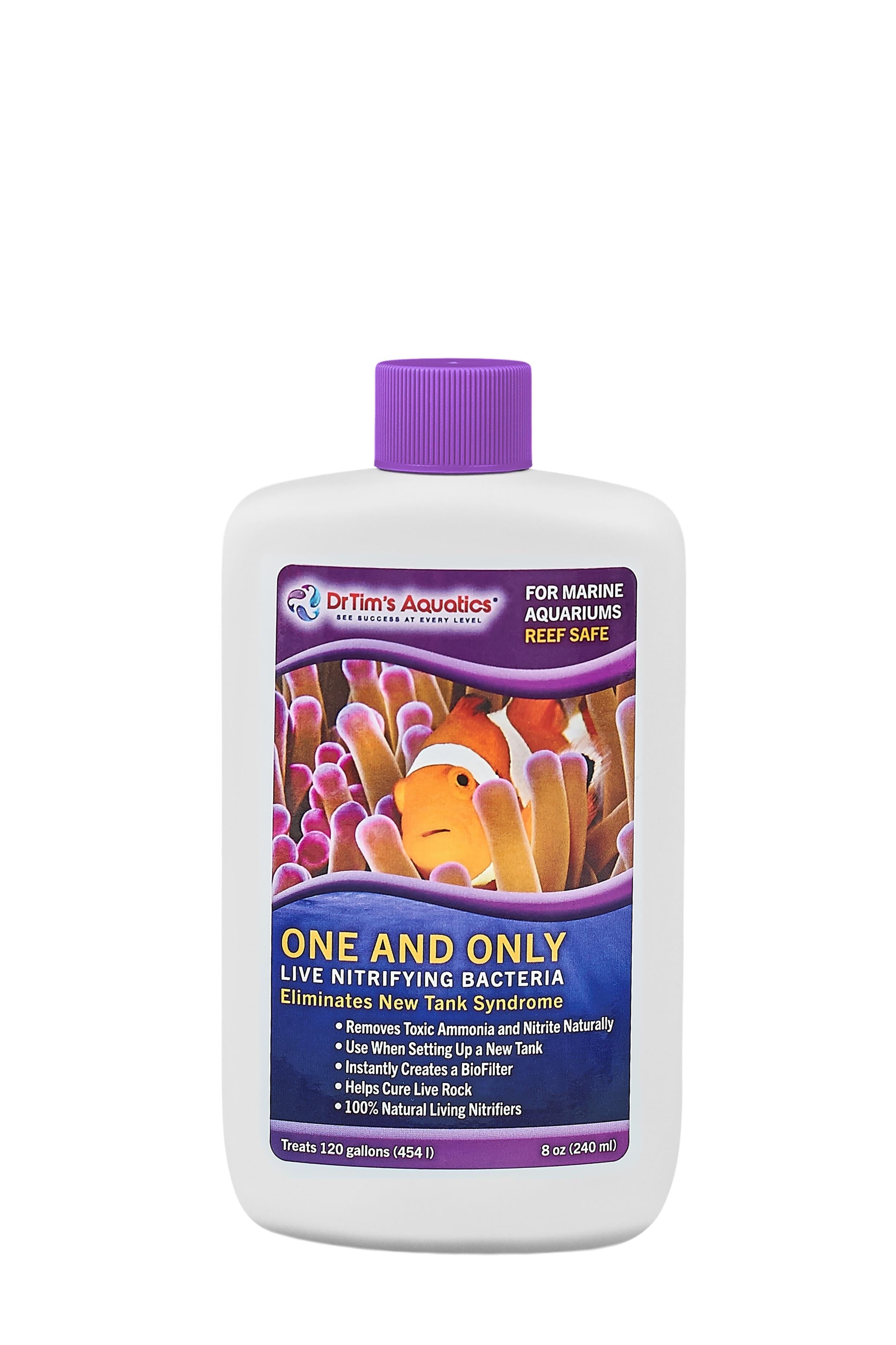 Dr Tim's Aquatics One and Only Live Nitrifying Bacterial Reef Solution - (120GAL) - 8 Oz  