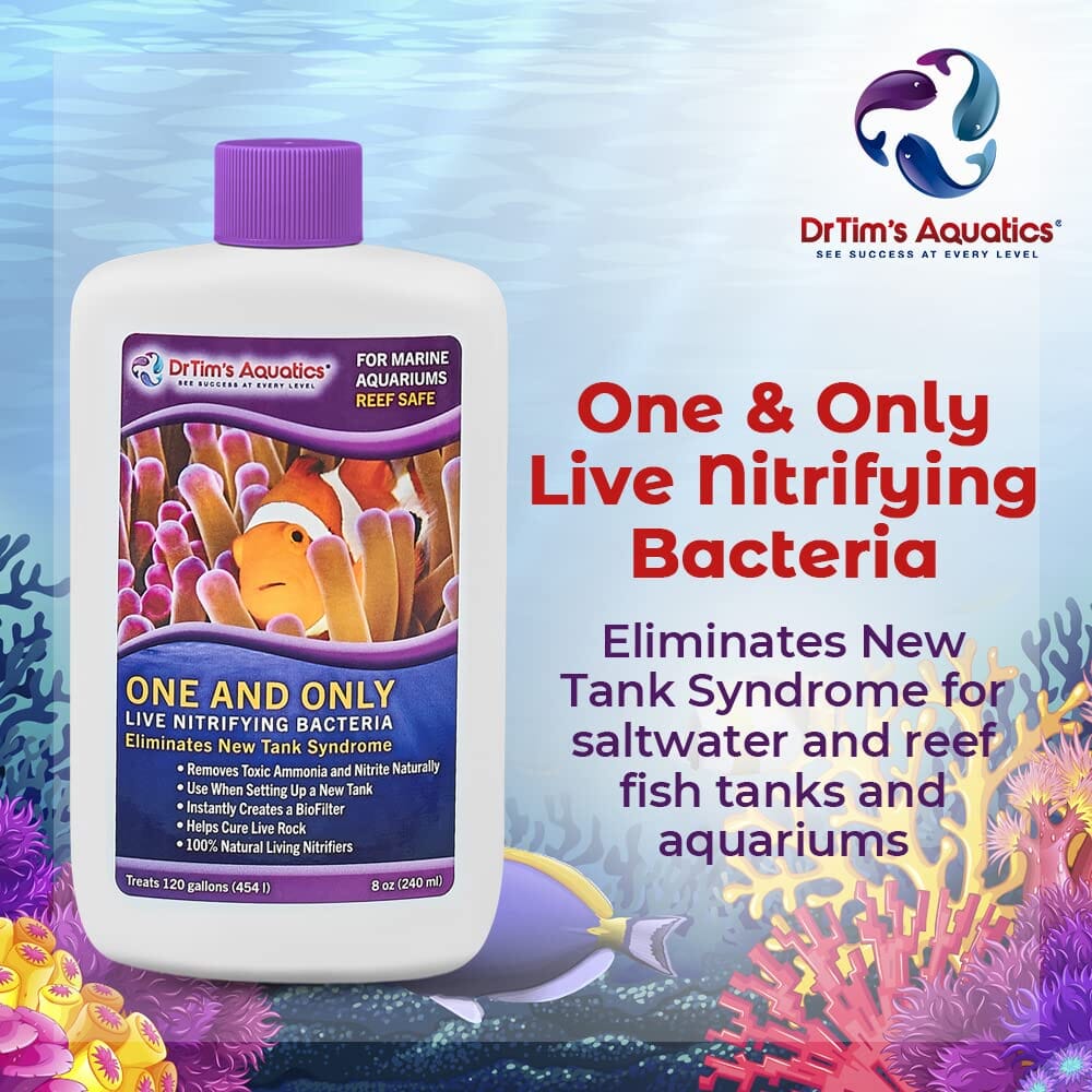 Dr Tim's Aquatics One and Only Live Nitrifying Bacterial Reef Solution - (240GAL) - 16 Oz  