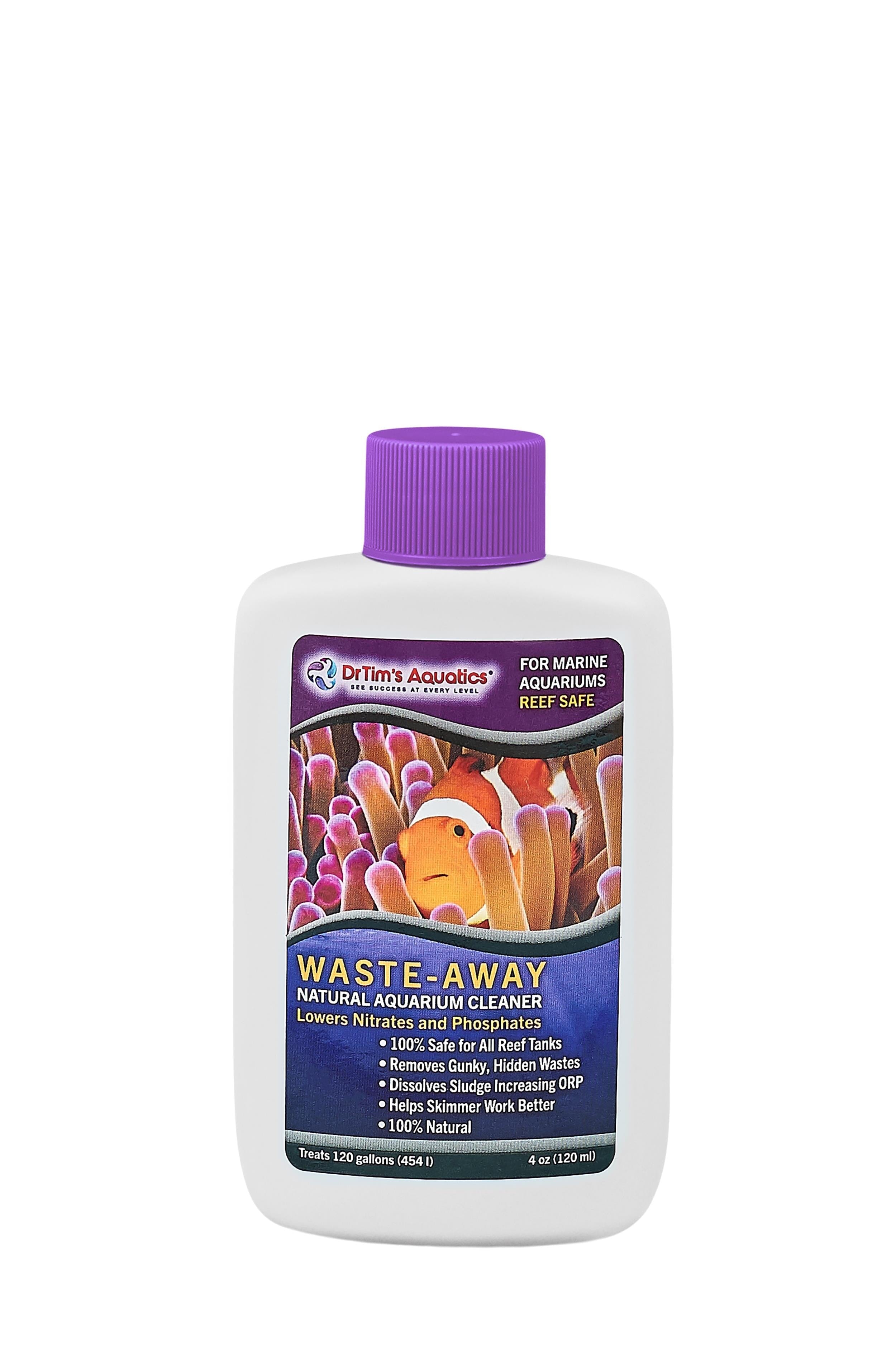 Dr Tim's Aquatics Reef Waste Away Reef Aquarium Solution (120GAL) - 4 Oz  