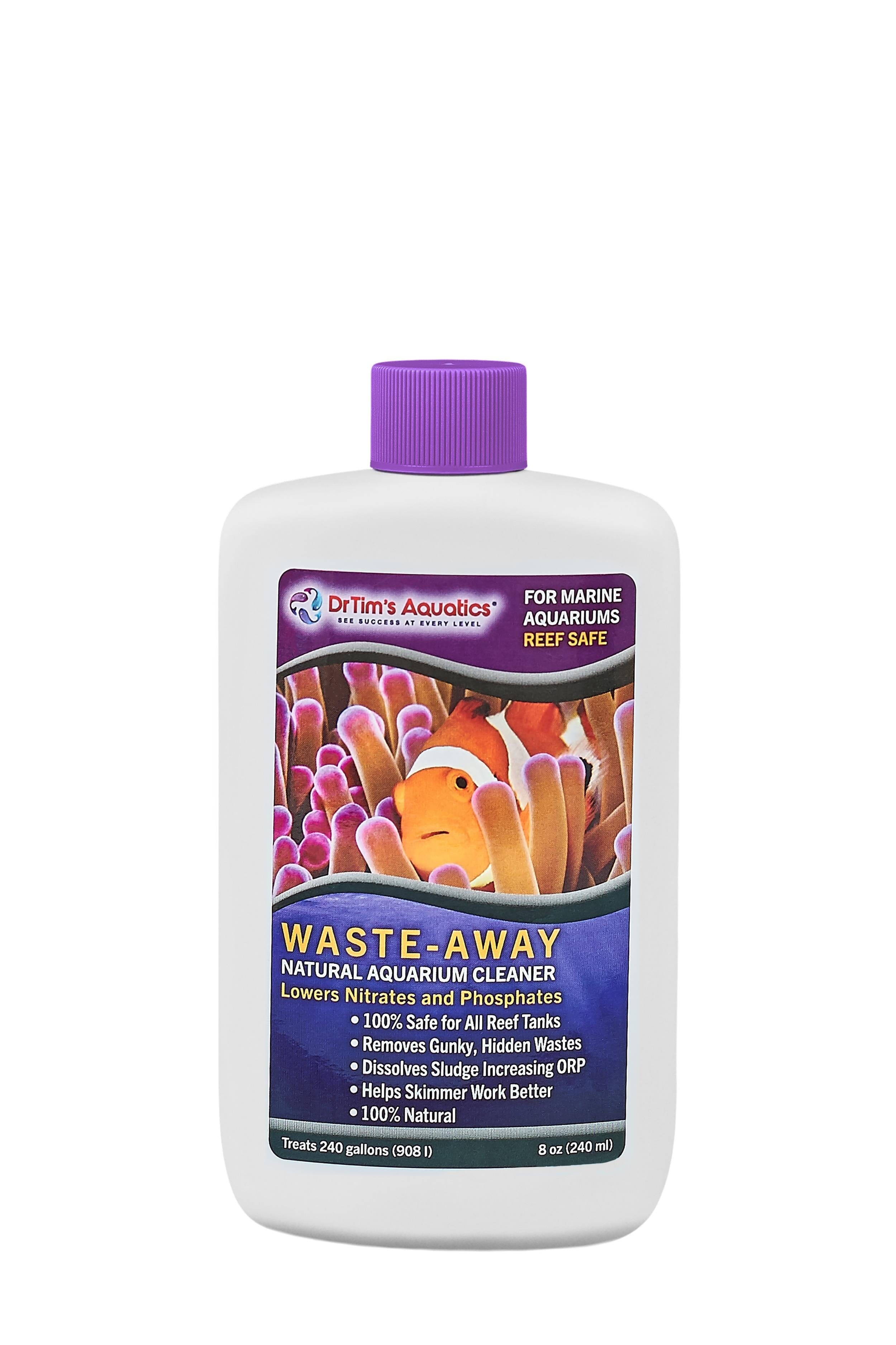 Dr Tim's Aquatics Reef Waste Away Reef Aquarium Solution (240GAL) - 8 Oz  