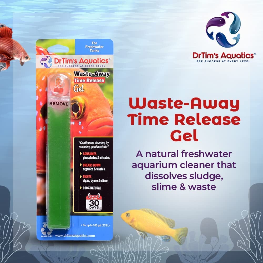 Dr Tim's Aquatics Waste-Away Release Gel Freshwater Water Calrifier - (20GAL) - 2 Pack  