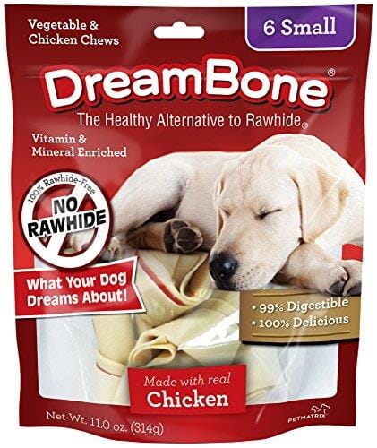 Dreambone Chicken Natural Dog Chews - Small - 6-Pack  