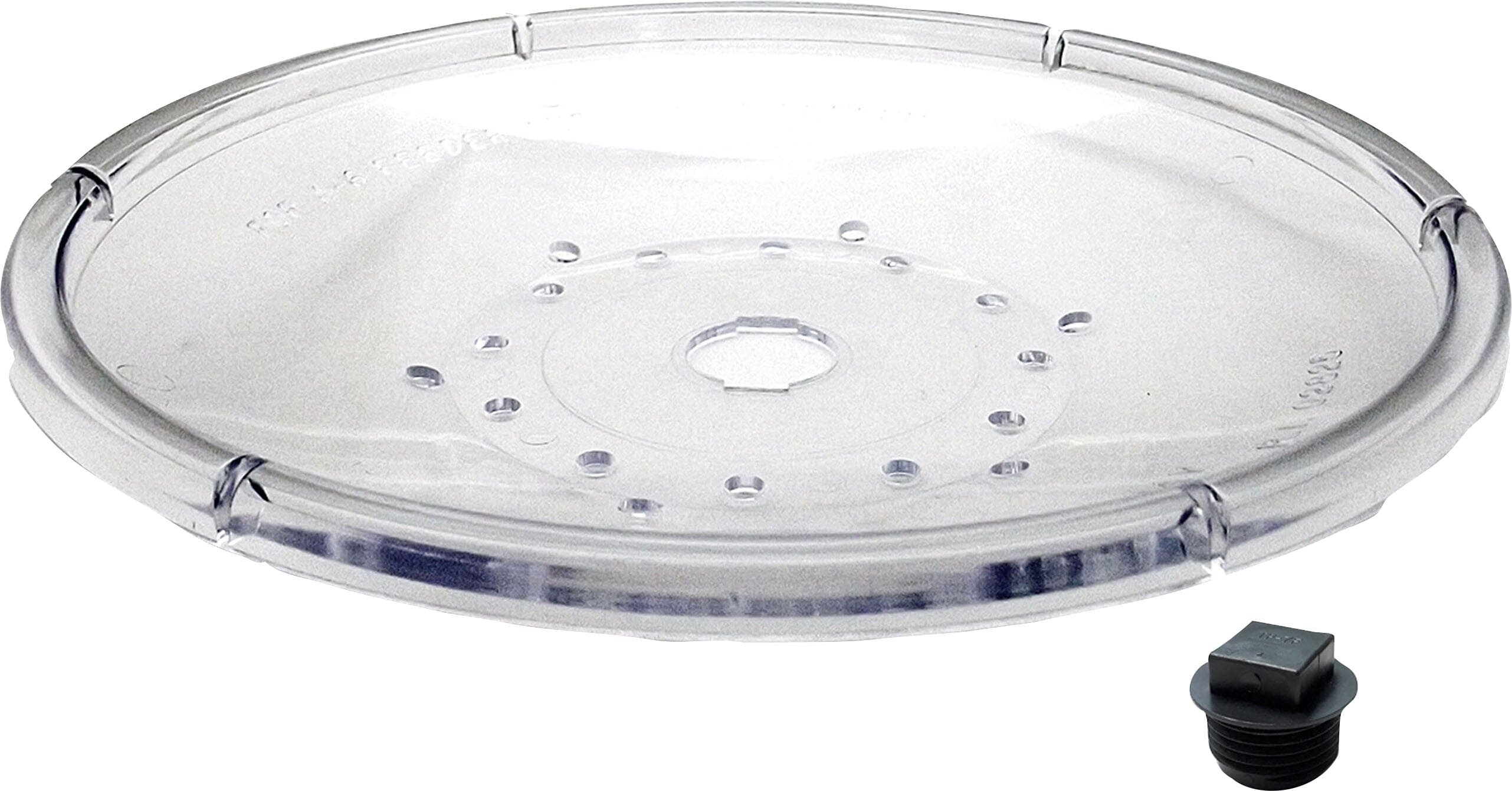 Droll Yankees A-Series Seed Tray with Thread Plug Wild Bird Accessories - Clear - 7.5 In