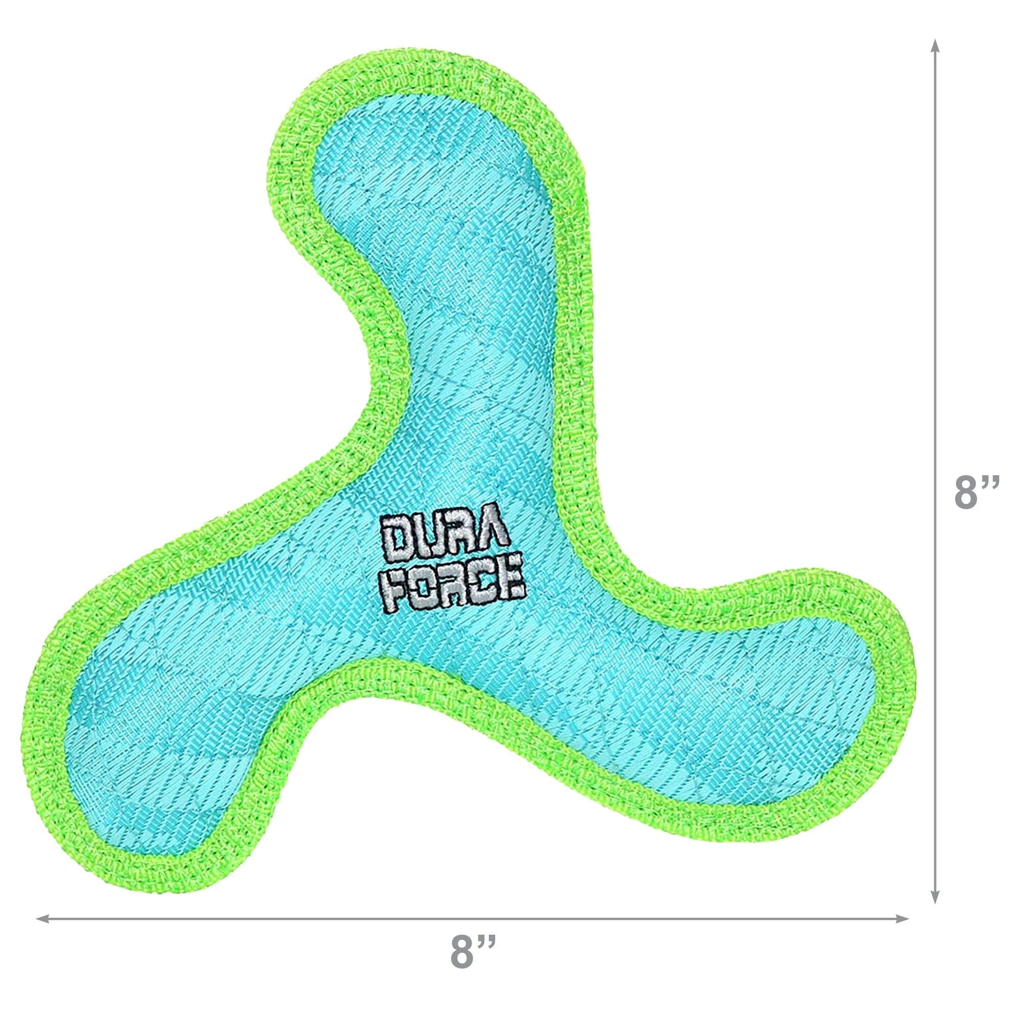 DuraForce Boomerang Tiger Woven Floating and Squeaking Fetch Dog Toy