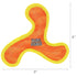 DuraForce Boomerang Tiger Woven Floating and Squeaking Fetch Dog Toy