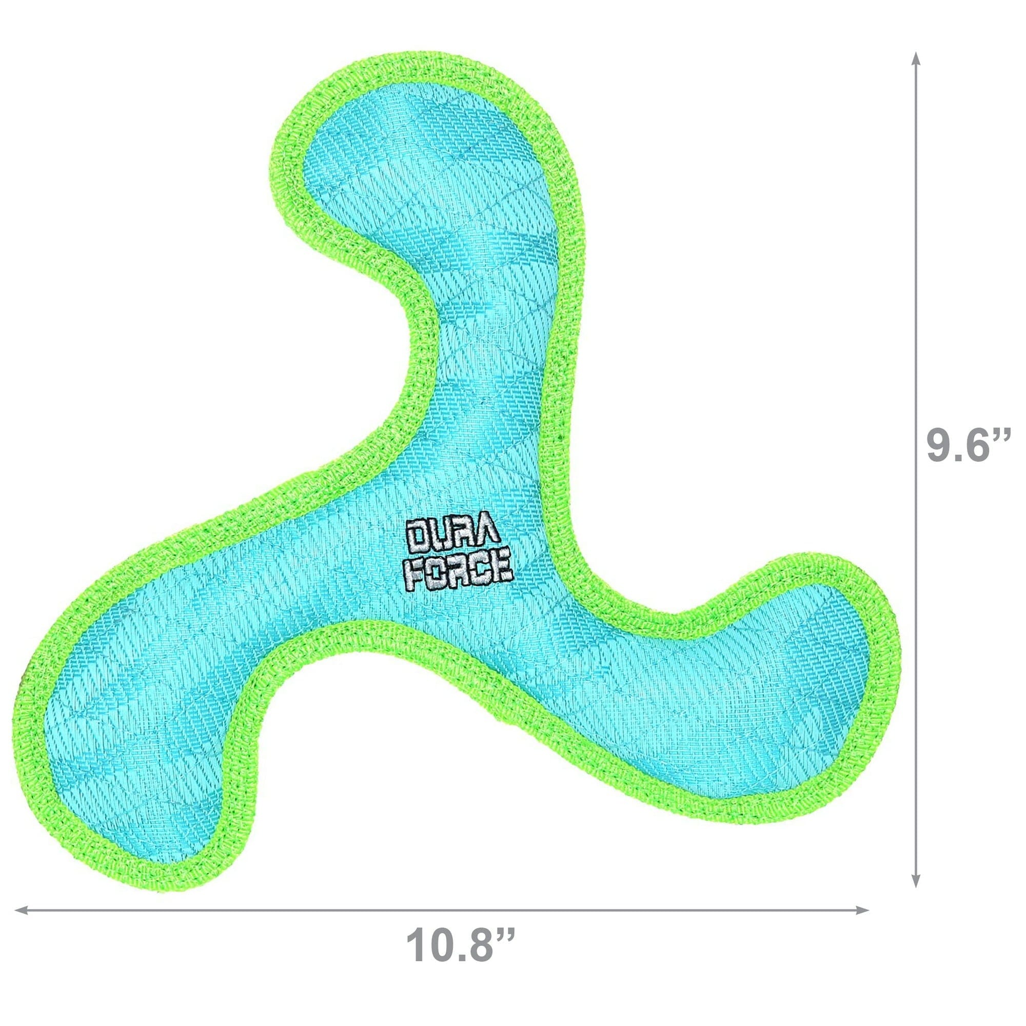DuraForce Boomerang Tiger Woven Floating and Squeaking Fetch Dog Toy