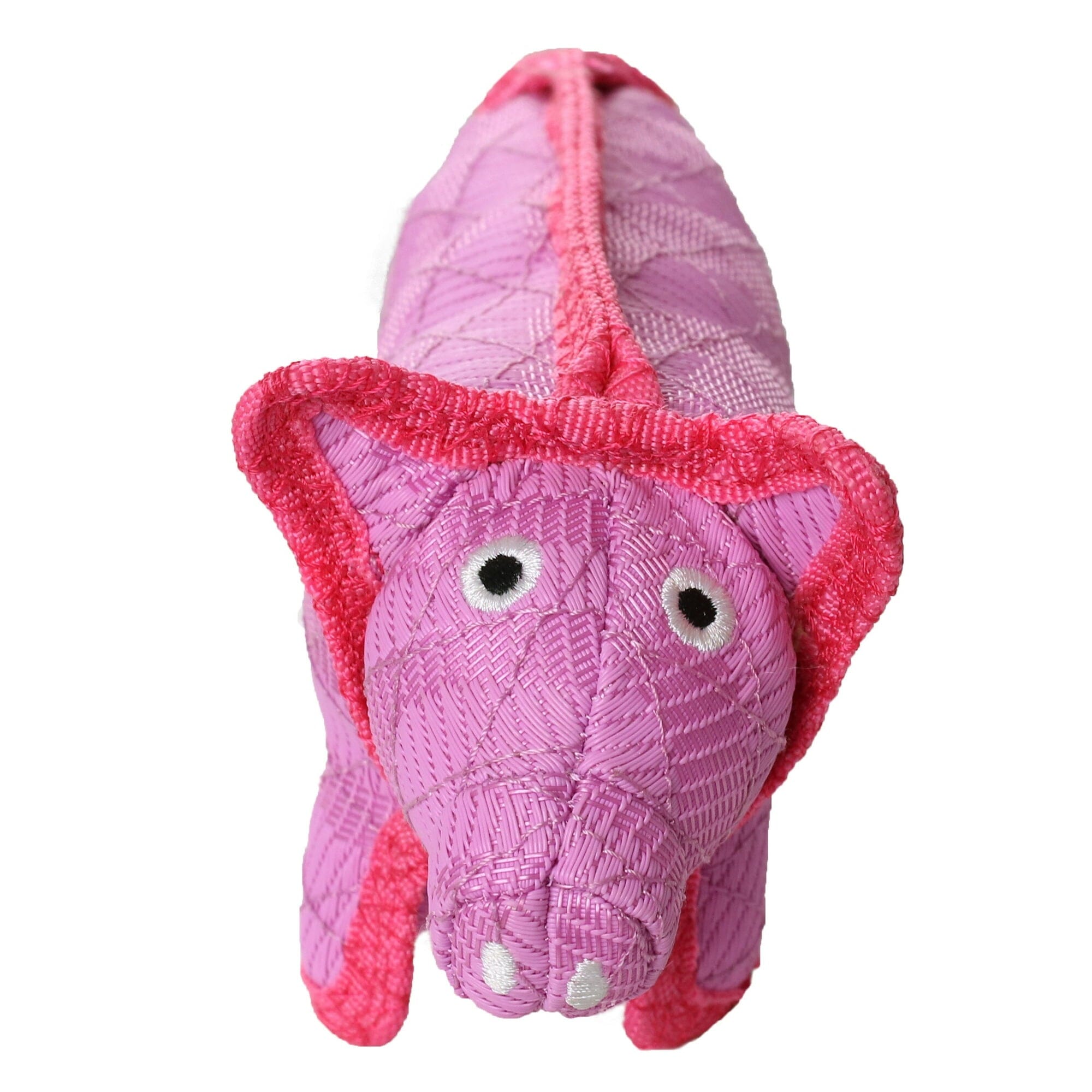 DuraForce Pig Tiger Woven Floating and Squeaking Dog Toy - Pink Default Title