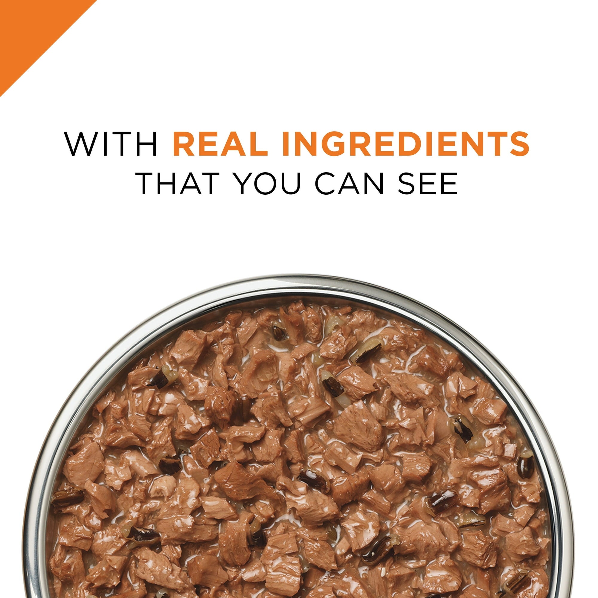 Purina Pro Plan Complete Essentials Chunks in Gravy Beef and Wild Rice Adult Wet Dog Food Trays - 10 Oz - Case of 8