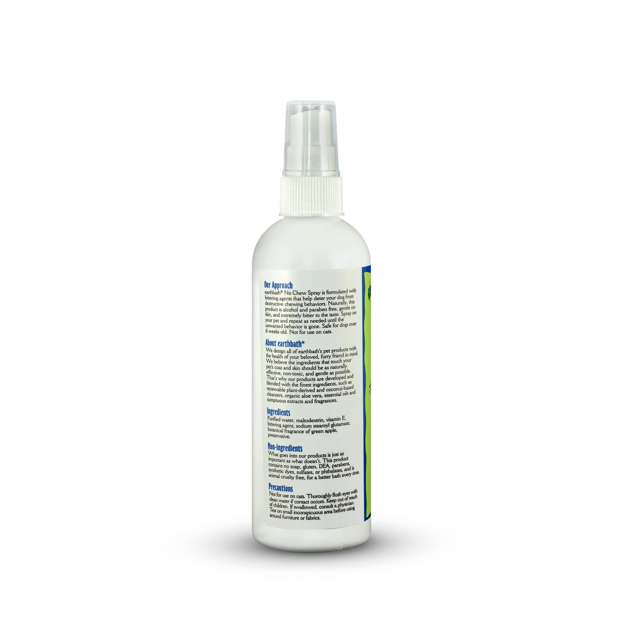 Earthbath No Chew Bitter Apple Repellent Dog Spray - 8 Oz  