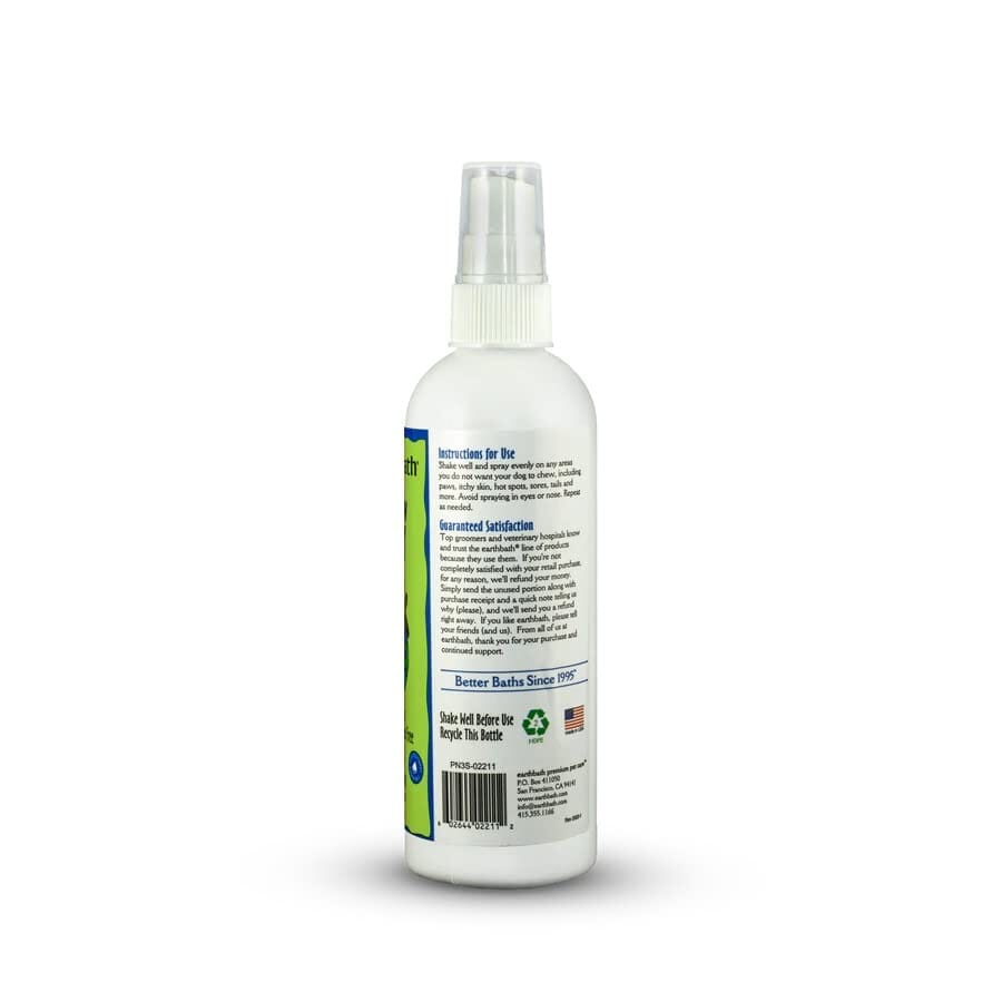 Earthbath No Chew Bitter Apple Repellent Dog Spray - 8 Oz  