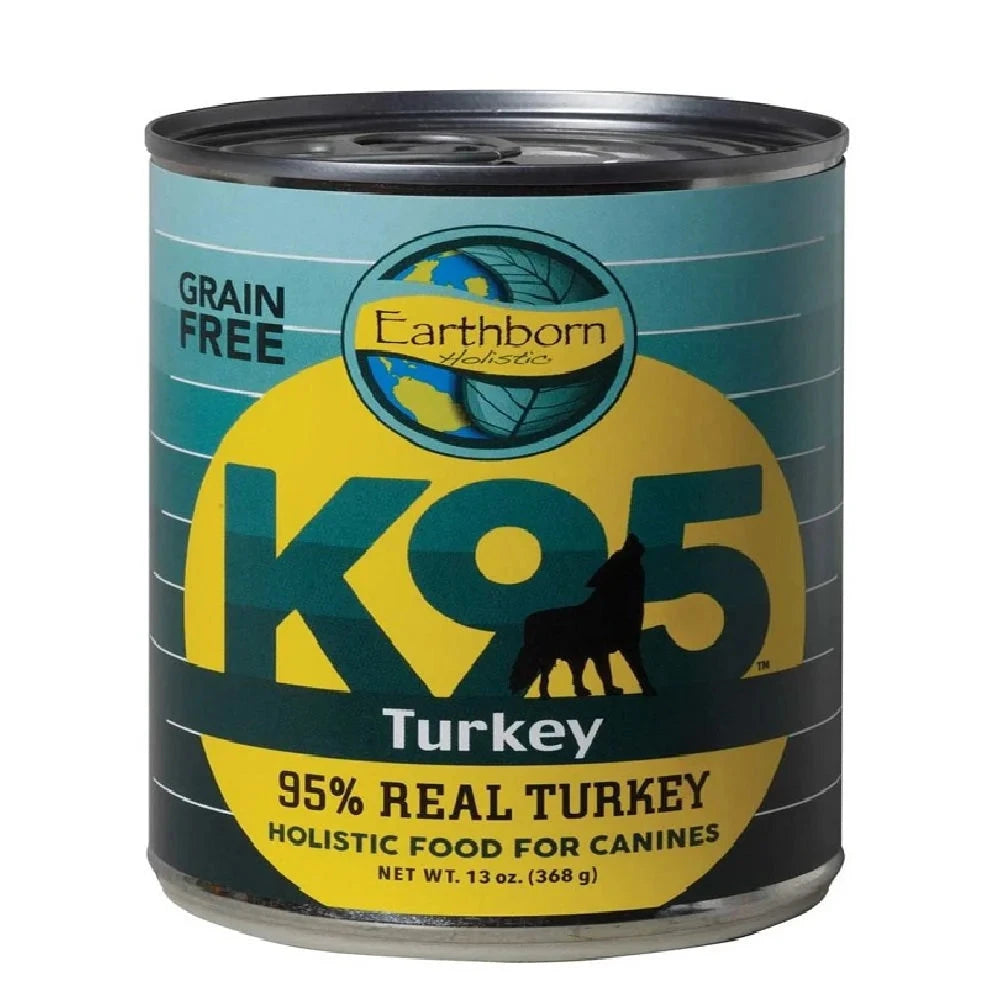 Earthborn Grain-Free K95 Turkey Canned Dog Food - 13 Oz - Case of 12