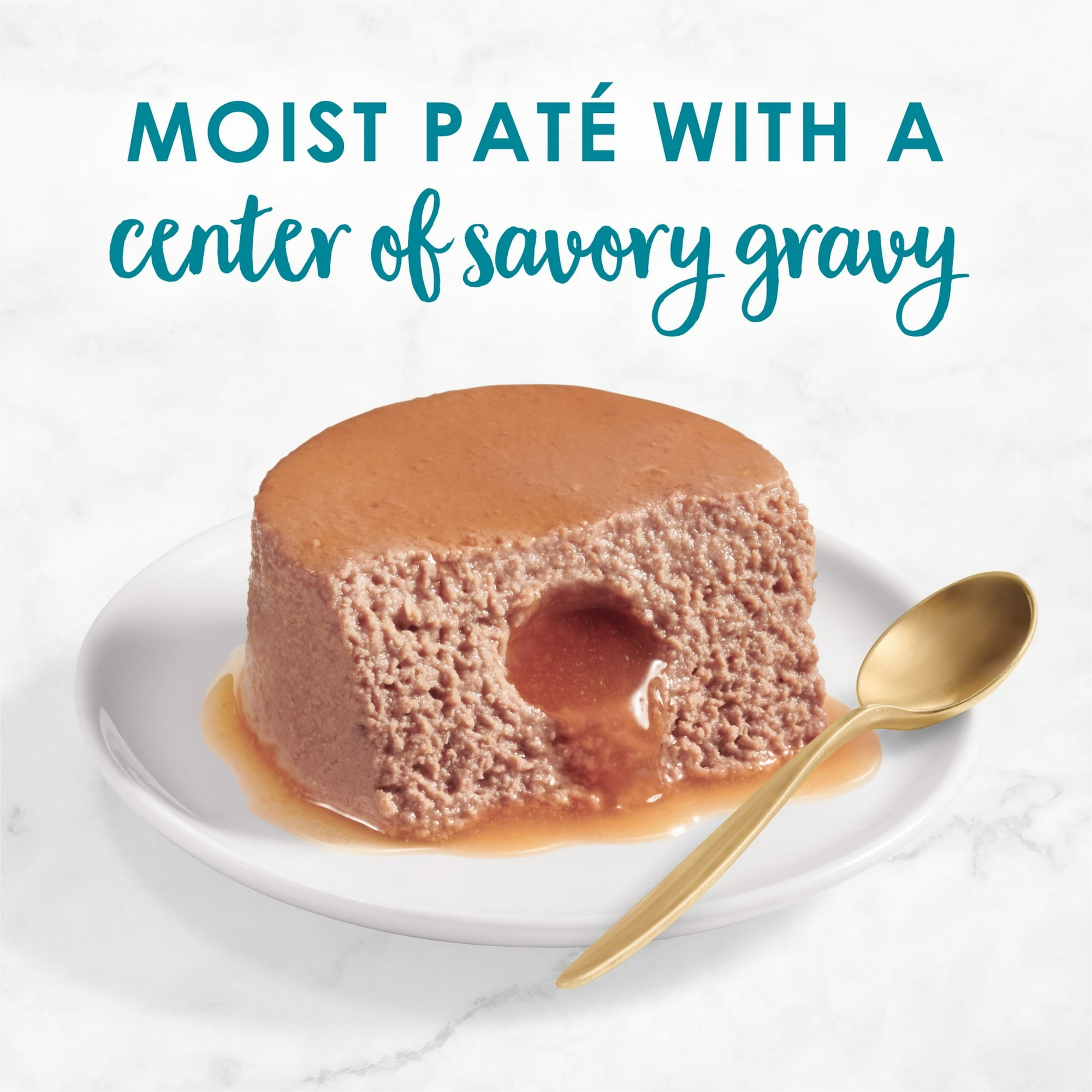 Purina Fancy Feast Savory Centers Tuna Gourmet Pate and Gravy Center Canned Cat Food - 3 Oz - Case of 24